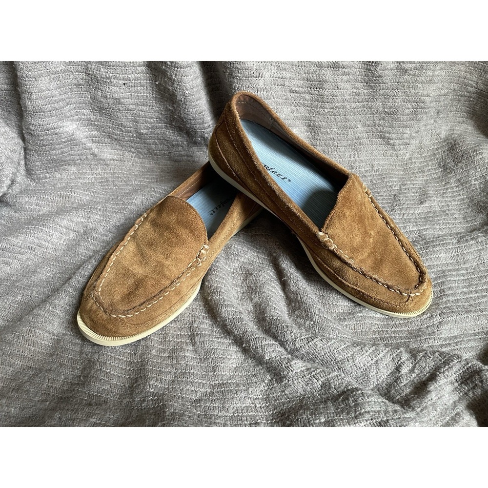 FRYE BAXTER Men's Slip On Loafer Shoes Brown Suede Leather Size 9.5